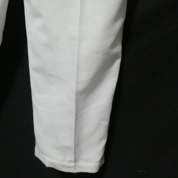 ADIDAS | 2XL | White Exercise Pants With Pockets and Grey and Blue Stripes | GUC - Picture 13 of 15